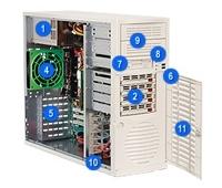 Supermicro CSE-733T-645B