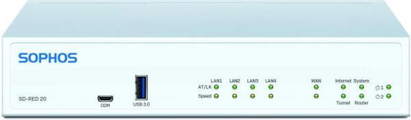 Sophos SD-RED 20 Rev.1 Appliance - with multi-region power adapter (R20ZTCHMR)