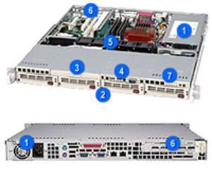 Supermicro CSE-813MT-300CB