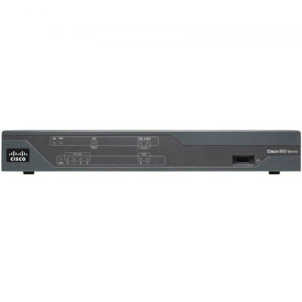 Cisco Systems Cisco891-K9 Cisco 891 Eingebauter Ethernet-Anschluss Schwarz Kabelrouter | CISCO891-K9