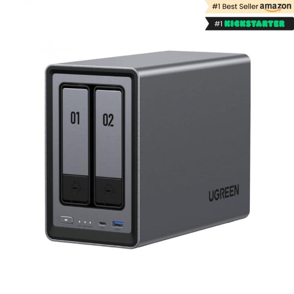 Ugreen NASync DXP2800 NAS System 2-Bay, NAS, Kompakt, Intel® N, N100, 8 GB, DDR5