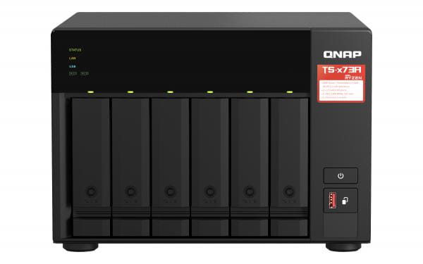 QNAP TS-673A-8G + 6X WD120EFBX