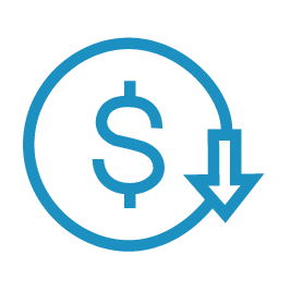 Logo Kosteneffizient & transparent