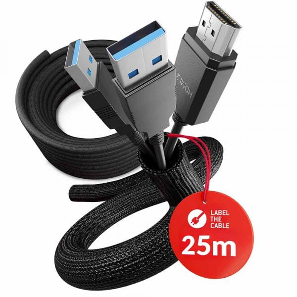 LTC PRO Cable Tube 10 | Kabelschlauch, schwarz, 25 Meter, 10mm Durchmesser (PRO 5111)